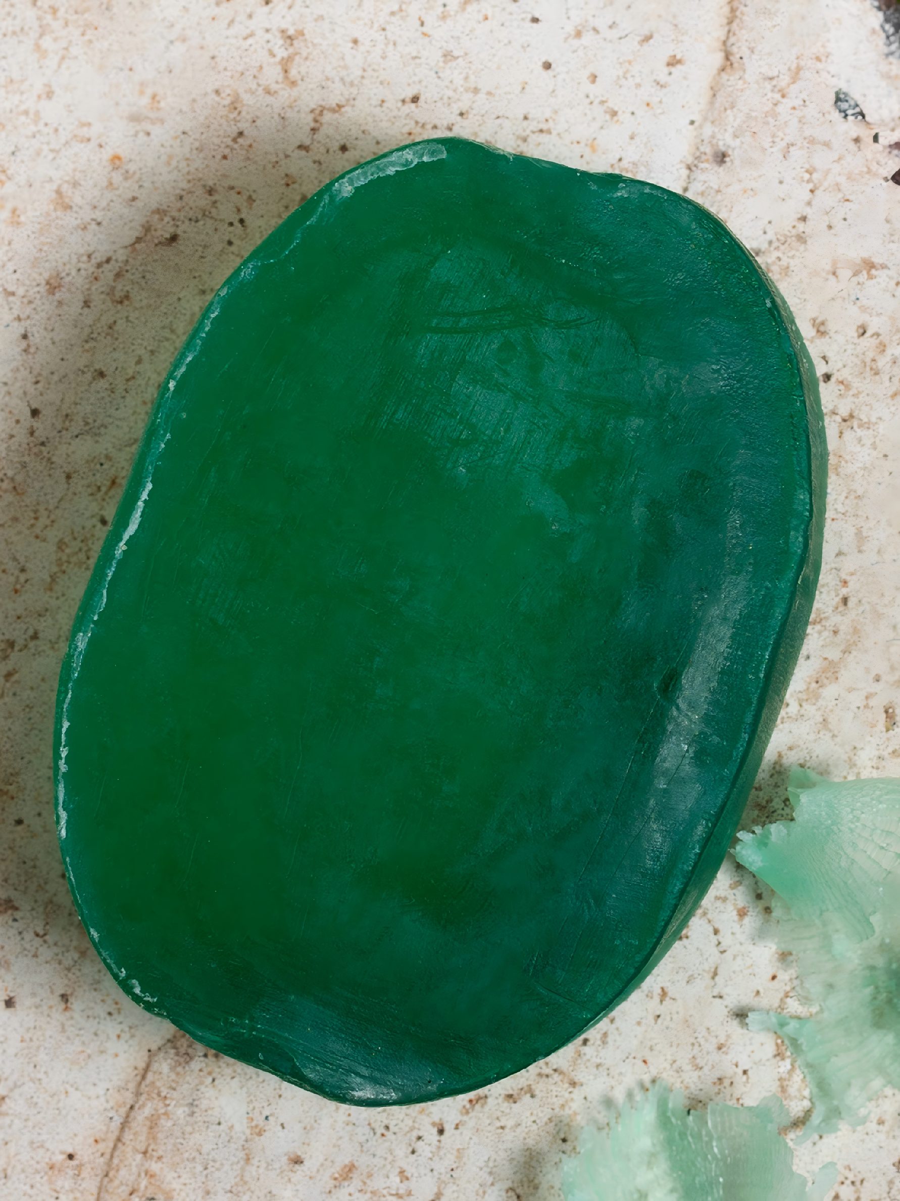 Ice-Translucent Orchid Pendant